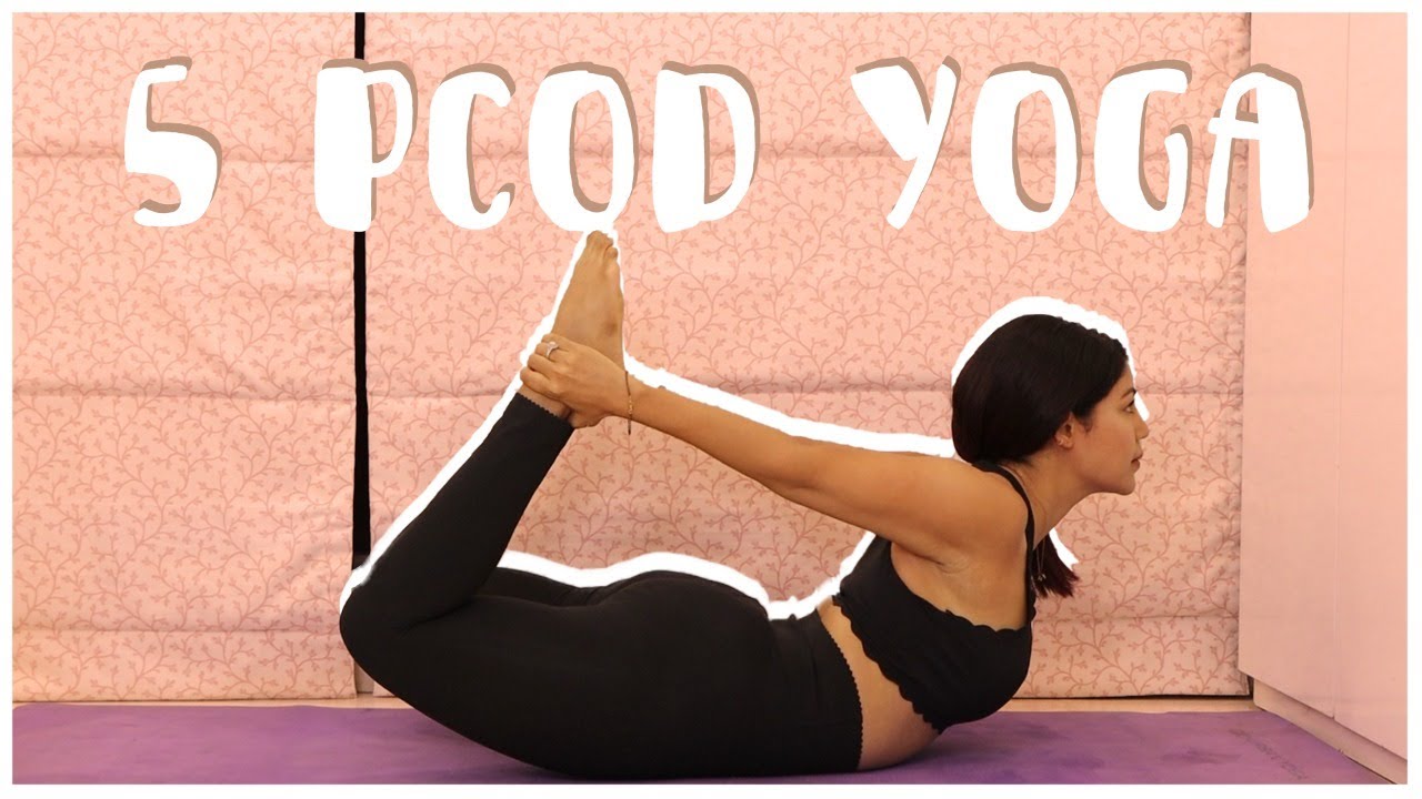 Easy Yoga Poses To Control Pcod Hindi With English Subtitles