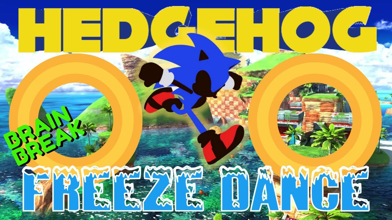 SONIC: FREEZE DANCE! EXERCISE BRAIN BREAK. Gonoodle Alternative Just ...